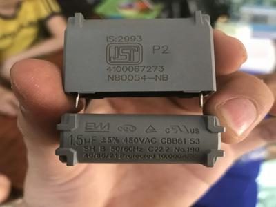 Tụ bếp từ 1.5UF 450VAC  Tụ bếp từ 1.5UF 450VAC
