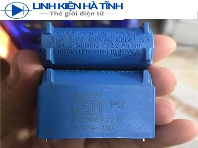 Tụ bếp từ 3UF 450VAC Tụ bếp từ 3UF 450VAC