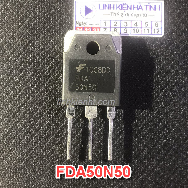 Linh kiện FDA50N50 50N50 Mosfet kênh N 500V 48A TO-247 tháo máy 