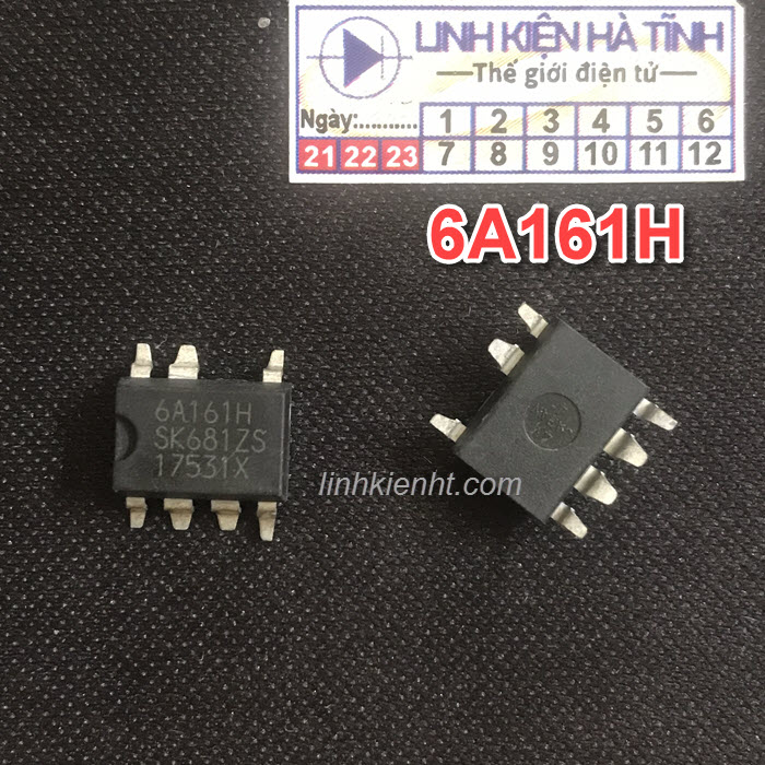 IC nguồn điều hòa STR6A161H STR6A161 6A161H 6A161 SOP-7 mới 