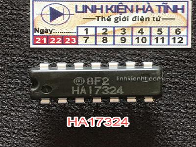IC khuếch đại tín hiệu HA17324 HA17324A 17324 DIP-14 áp max 32V IC khuếch đại tín hiệu HA17324 HA17324A 17324 DIP-14 áp max 32V
