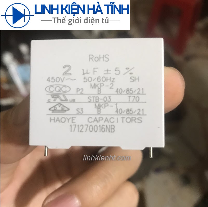 Tụ bếp từ CBB61 2UF 450VAC