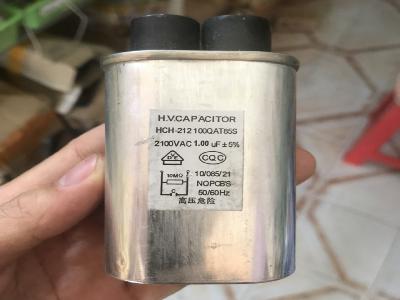 Tụ cao áp lò vi sóng 2100VAC 1uF 1.00uF 2K1V chất lượng cao HCH-212 Tụ cao áp lò vi sóng 2100VAC 1uF 1.00uF 2K1V chất lượng cao HCH-212