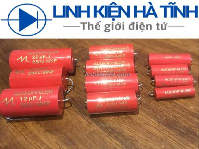 Tụ phân tần loa AudioPhiler MKP Tụ gắn loa 1uf 1.5uf 2.2uf 3.3uf 4.7uf 6.8uf 8.2uf 10uf 12uf 15uf 22uf 250V loại tốt Tụ phân tần loa AudioPhiler MKP Tụ gắn loa 1uf 1.5uf 2.2uf 3.3uf 4.7uf 6.8uf 8.2uf 10uf 12uf 15uf 22uf 250V loại tốt