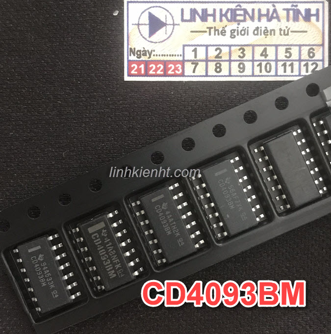  IC số CD4093BM CD4093 tương đương HCF4093 HEF4093 SOP-14 mới