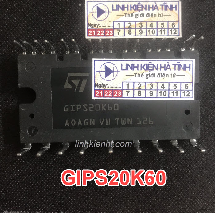 IC công suất GIPS20K60 20K60 600V 20A tháo máy 