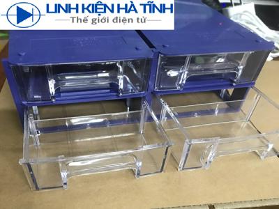 Khay đựng linh kiện Hộp đưng linh kiên hộp lắp ghép đa năng 3 ngăn kích thước 140x85x40mm 