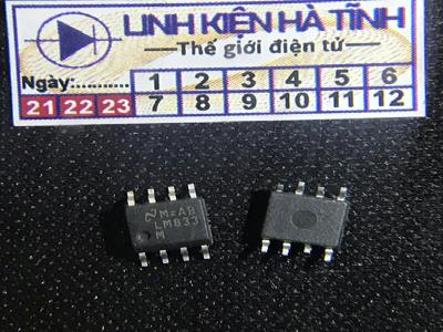 ic Khuếch Đại Thuật Toán Dán LM833DT LM833 833 SOP-8 Mới