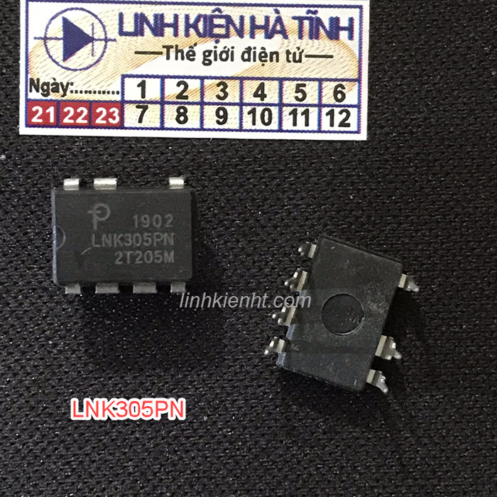 linh kiện IC nguồn LNK305PN LNK305P LNK305 DIP-7 mới chính hãng