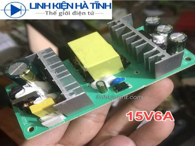 Mạch nguồn loa kéo 15V6A 15V 6A mới nguồn loa kéo 15V