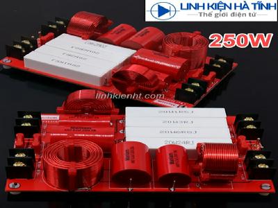 Mạch phân tần loa 2 đường Bass Treble 250W HI-FI chất lượng cao 90x150mm