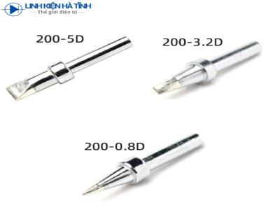 Đầu Mũi Hàn 200-0.8D, 200-5D, 200-3.2D 200-K Sử dụng cho QUICK 203 204 205, hunter 203