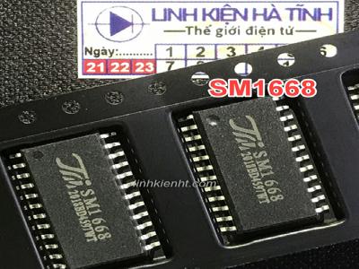  Ic hiển thị bếp từ Sm1668 tương đương Tm1668 Ht1668 Sop-24