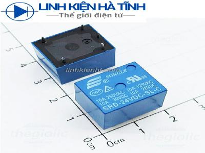 Relay 24v rơ le 5 chân 10A SRD-24VDC-SL-C Relay 24v rơ le 5 chân 10A SRD-24VDC-SL-C