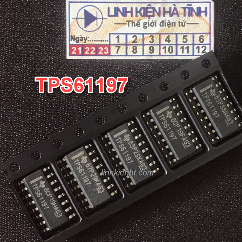 IC driver LED TPS61197 TPS61197DR SOP-16 cho tivi