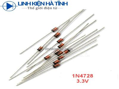  Đi ốt zener 3.3V 1N4728A 1W DO-41