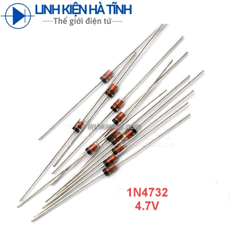 Đi ốt zener 4.7V 1N4732A 1W DO-41
