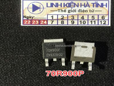Mosfet N-Channel 70R900P 70R900 750V 5A loại dán