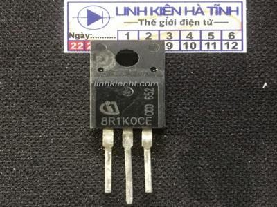 Linh kiện MOSFET công suất cao 8R1K0CE 8R1KOCE 18A800V TO-220F tháo máy - AC24