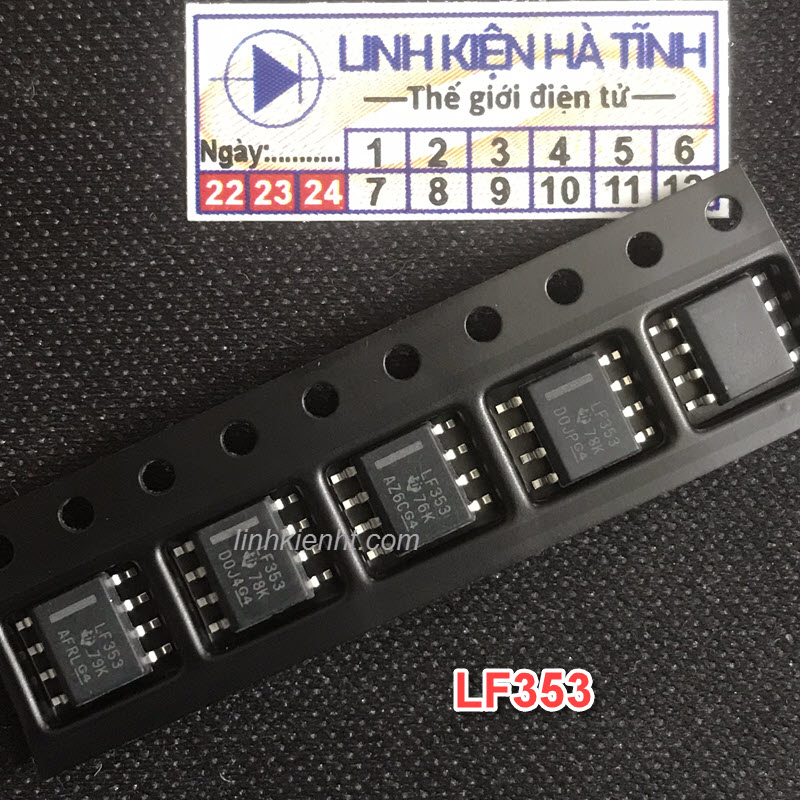  IC Op-am LF353D LF353 353 SOP-8 MỚI