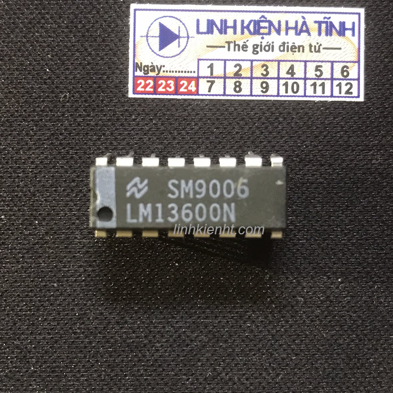 IC khuếch đại opam kép LM13600AN LM13600N LM13600 tương đương JRC13600D