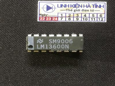 IC khuếch đại opam kép LM13600AN LM13600N LM13600 tương đương JRC13600D