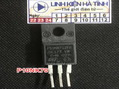 P10NK70ZFP 10N70 Mosfet Kênh N 10A/700V TO-220 tháo máy - AC22
