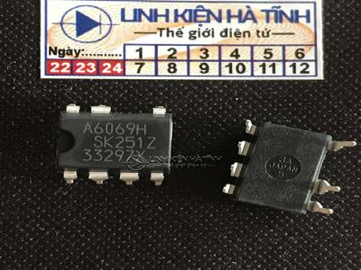 IC nguồn A6069H 6069 DIP-7 mới hàng JAPAN (tương dương A6059) IC nguồn A6069H 6069 DIP-7 mới hàng JAPAN (tương dương A6059)