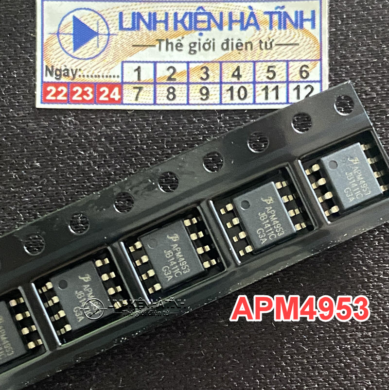 IC MT4953A MT4953AACTR APM4953 SOP-8 SOP8 MOSFET P-2CH 3A 30V (SMD)