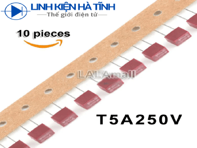 Cầu chì vuông 250V cầu chì T5A 5A 250V Cầu chì vuông 250V cầu chì T5A 5A 250V