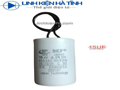 Tụ CBB60 15uf 450VAC tụ khởi động Tụ CBB60 15uf 450VAC tụ khởi động