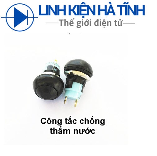 Công tắc tròn chống thấm nước PBS-33A màu đen