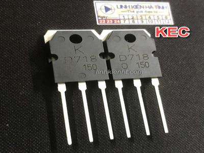 KTD718 Sò công suất D718 KEC dùng cho máy cơ