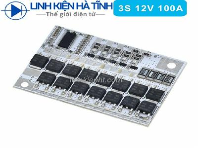 Mạch bảo vệ sạc và cân bằng Pin 3S 100A 18650