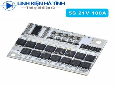 Mạch bảo vệ sạc và cân bằng Pin 5S 100A 18650