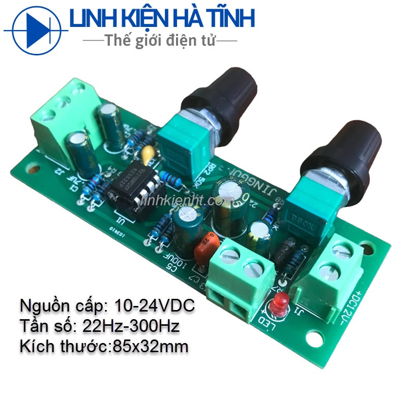 mạch cắt sub mạch lọc sub nguồn đơn mini NE5532P 10-24VDC 