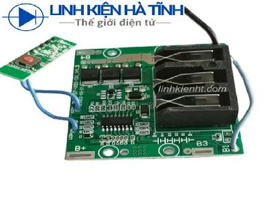 Mạch pin Dewalt 21V 5S 3 mosfet kèm mạch LED báo Mạch sạc và bảo vệ pin Dewalt 5S