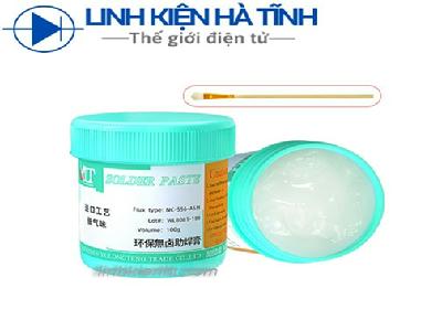 Mỡ hàn dán SMT BGA 100Gr chất lượn cao hàn khò chip dán điện thoại di động bảo vệ môi trường kèm chổi quét Mỡ hàn dán SMT BGA 100Gr chất lượn cao hàn khò chip dán điện thoại di động bảo vệ môi trường kèm chổi quét