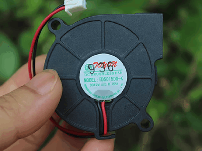 Quạt sò 5cm quạt sên 5015 12V 0.22A tốc độ cao