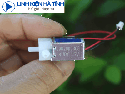 Van nước điện tử mini 5V DC van khí DC 5V thường đóng van thông hơi điện van tưới nước van điện từ