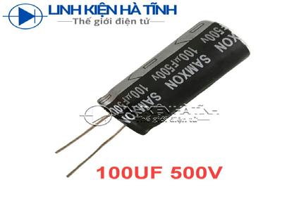 Tụ hóa 100uf 500V tụ nguồn tivi 100uf500V kích thước 18x40mm Tụ hóa 100uf 500V tụ nguồn tivi 100uf500V kích thước 18x40mm