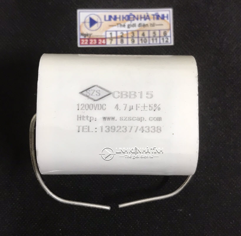 Tụ điện tần số cao máy hàn 1200VDC 4.7UF tụ 4.7uf 1200vdc