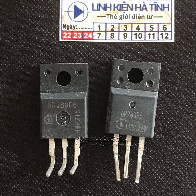 mosfet 6R280P6 IPA60R280P6 TO-220F 650V 39A