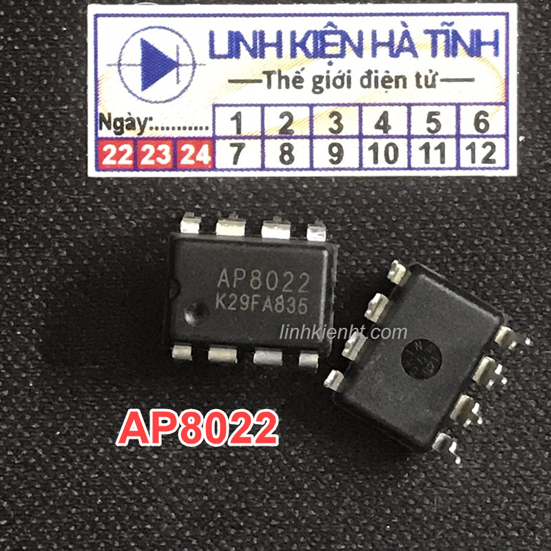Ic nguồn AP8022 DIP-8 mới