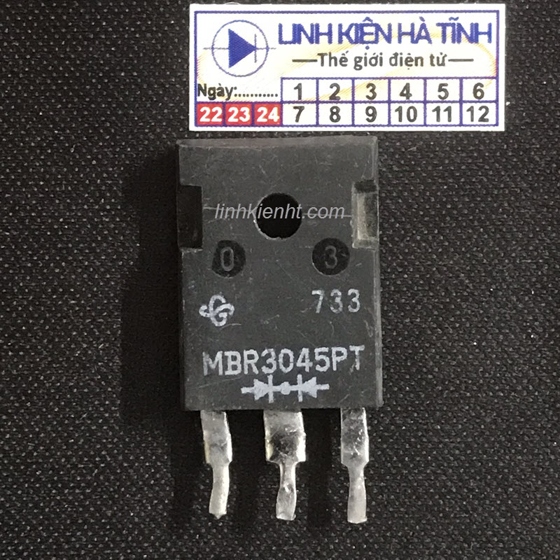 MBR3045PT SBL3045PT Diode Schottky 30A 45V TO-247 (Tháo Máy)