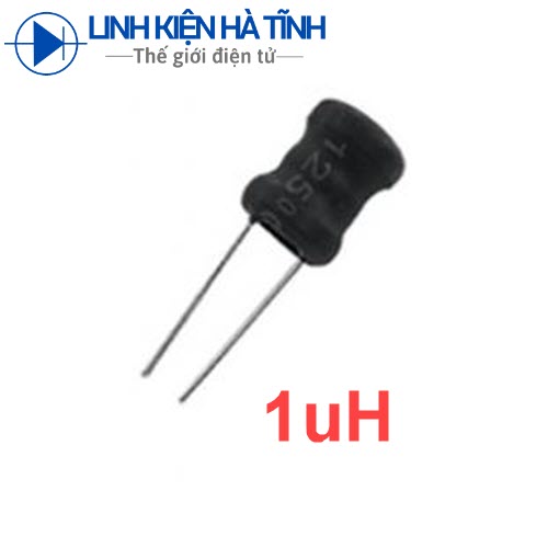 cuộn cảm hình trụ 1uH chân 5mm cuộn cảm 1uH