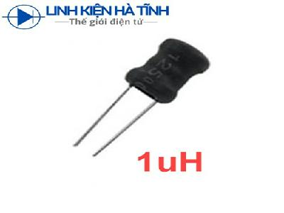 cuộn cảm hình trụ 1uH chân 5mm cuộn cảm 1uH