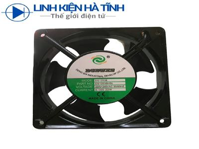 Quạt 220V 12x12x3.8cm khung sắt quạt 220V tủ công nghiệp hàng chất lượng