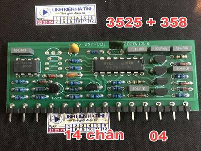 mẫu 4-Bo điều khiển máy hàn bo xung mạch lái IGBt máy hàn SG3525 TL084CN 4606 UC3846N CA3140
