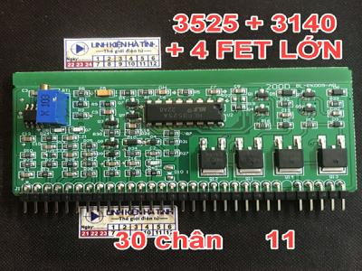 mẫu 11-Bo điều khiển máy hàn bo xung mạch lái IGBt máy hàn SG3525 TL084CN 4606 UC3846N CA3140